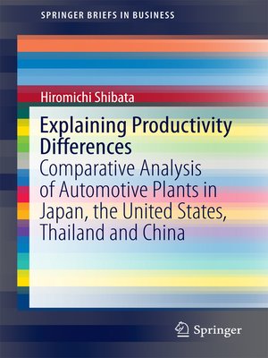 cover image of Explaining Productivity Differences